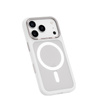 Benks Etui Magnetic Mist Metal Frame do iPhone 17 Pro białe (Camera Control Button) – Smukłe Etui Metal Frame z Funkcją Camera Control