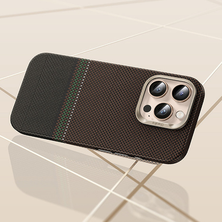 Benks Etui Carbon Kevlar Armor Pro Prestige MagSafe do iPhone 16 Pro plecki pokrowiec ochrona Camera Control sterowanie aparatem