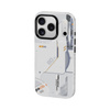 Benks Etui Dynamic Magnetic Mecha do iPhone 17 Pro Max białe (Camera Control Button) – Futurystyczne Etui z Funkcją Camera Control i Pełną Ochroną