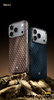 Benks Etui Magnetic Armor Air Armor Grid Kevlar Metal Frame 600D (0067) do iPhone 17 Niebieskie