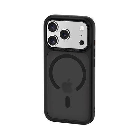 Benks Etui Magnetic Mist Metal Frame (K070) do iPhone 17 Pro Max Czarne (Camera Control Button)