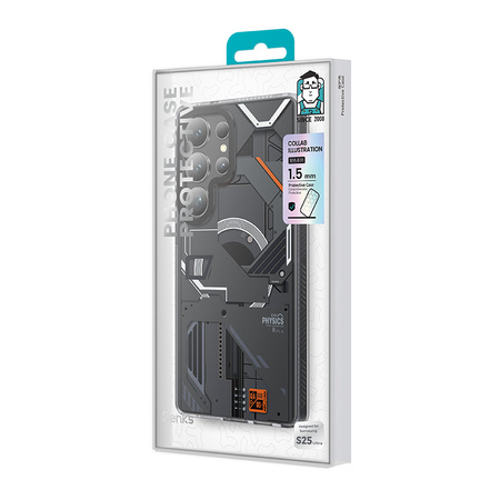 Benks Etui Dynamic Magnetic Mecha (C045) do Samsung Galaxy S25 Ultra czarny