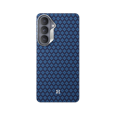 Benks Etui do Samsung Galaxy S26 Carbon Kevlar Armor Air Grid z MagSafe Wzmacniane – Niebieskie