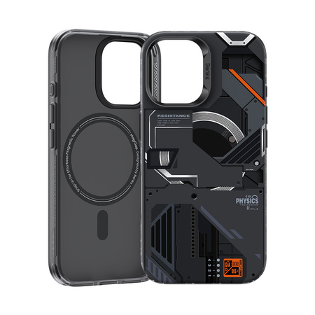 Benks Etui Magnetic Mecha Series do iPhone 16 Plus Czarne