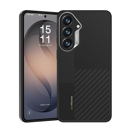 Benks Etui do Samsung Galaxy S26 Carbon Kevlar 600D+1500D Armor Pro Montage z MagSafe Wzmacniane – Czarne