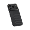 Benks Etui Montage Magnetic Carbon Kevlar Armor Air Metal Frame 600D+1500D do iPhone 17 Pro Max czarne – Lekkie Etui Carbon Kevlarowe z Ochronną Ramką Metalową