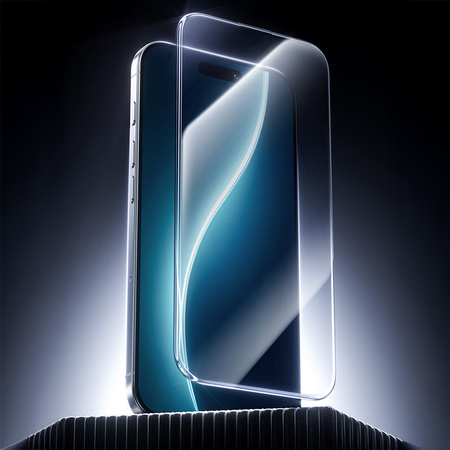 Benks Hartowane szkło Ultra Shield HD do iPhone 17 Pro czarne – ultra-cienkie szkło, pełna ochrona ekranu