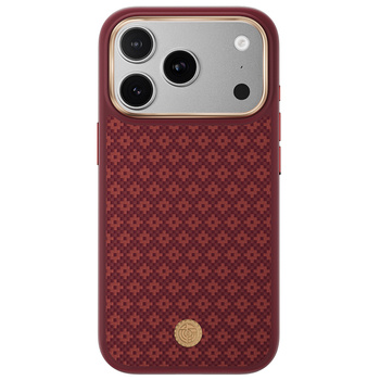 Benks Etui Magnetic Armor Pro Armor Grid Kevlar Metal Frame 600D do iPhone 18 Pro Max / 17 Pro Max czerwone – wytrzymałe etui z włóknem Kevlar® i pełną ochroną MagSafe
