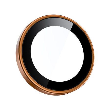 Benks Hartowane szkło DR Sapphire Lens Protector na aparat do Iphone 17 Pro/17 Pro Max (obiektyw 3 sztuki) pomarańczowe