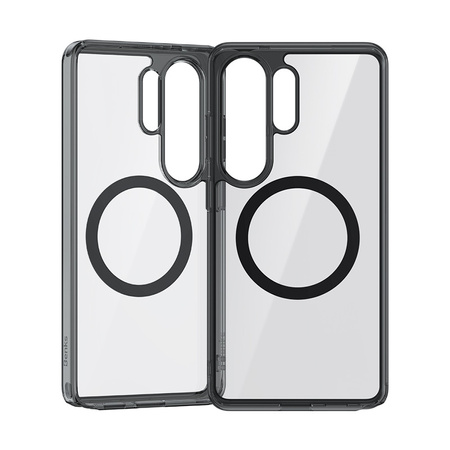 Benks Etui do Samsung Galaxy S26 Ultra Magnetic Crystal TPU Frame z MagSafe – Czarne