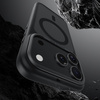 Benks Etui Magnetic Mist Metal Frame do iPhone 17 Pro czarne (Camera Control Button) – Wytrzymałe Etui z Metalową Ramką i Camera Control