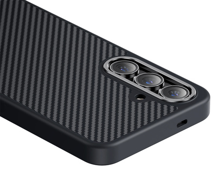 Benks Etui Magnetic Carbon Kevlar Hybrid Armor Pro 600D do Samsung Galaxy S24 czarne – Wytrzymałe Etui Carbon Kevlarowe z Ochroną Premium