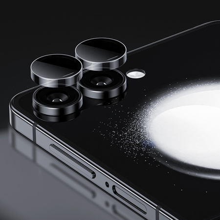 Benks Szkło Hartowane Glass Warrior Lens Protector na aparat do Samsung Galaxy Z Flip 7 (2 sztuki) przezroczyste – szkło ochronne na obiektywy, łatwy montaż