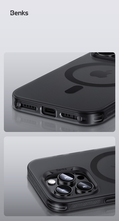 Benks Etui Magnetic Lucid Armor (C066) do iPhone 16 Pro Max Złote