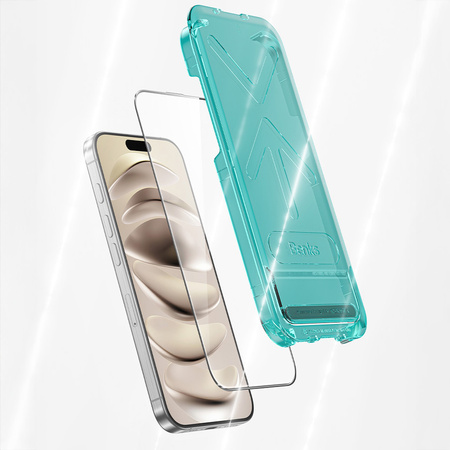 Benks Hartowane szkło Glass Warrior HD (AS66) do Iphone 16 Pro Max czarne