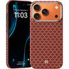 Benks Etui Magnetic Armor Air Armor Grid Kevlar Metal Frame 600D (C.K.FL.AP.GD.H070) do Iphone 17 Pro Max/18 Pro Max pomarańczowe