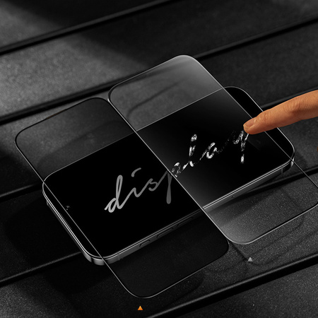 Benks Hartowane szkło Glass Warrior Privacy do iPhone 17/16 Pro czarne – ochrona ekranu, anty-spy, redukcja kąta widzenia