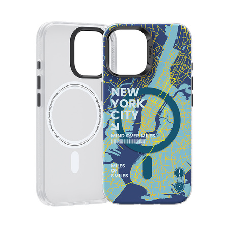 Benks Etui Magnetic City New York do Iphone 16