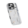 Benks Etui Dynamic Magnetic Mecha do iPhone 17 Pro Max białe (Camera Control Button) – Futurystyczne Etui z Funkcją Camera Control i Pełną Ochroną
