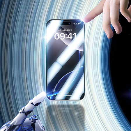Benks Hartowane szkło Joy Touch Matte do iPhone 17 Pro Max czarne – matowa powierzchnia, redukcja odblasków, ochrona ekranu