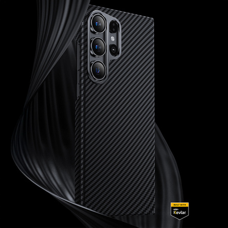Benks Etui Magnetic Armor Air Kevlar Metal Frame 600D do Samsung Galaxy S24 Czarne