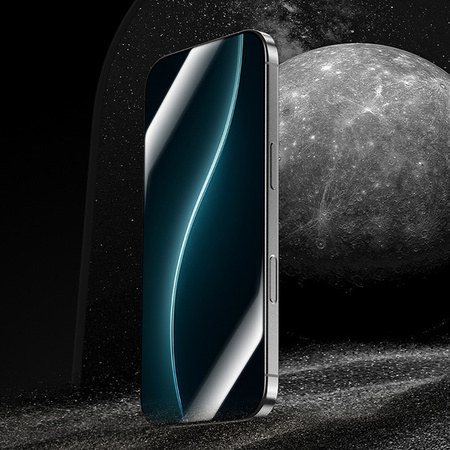 Benks Hartowane szkło Glass Warrior HD do iPhone 17 Pro czarne – wzmocniona powierzchnia, krystaliczny obraz
