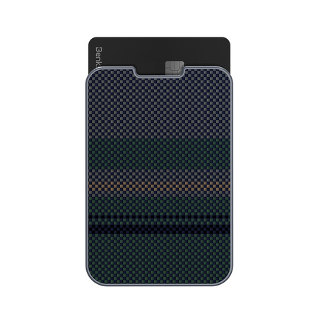 BENKS Portfel MagWallet ArmorGo Aurora Stand MagSafe na plecki telefonu 5 kart Carbon Kevlar