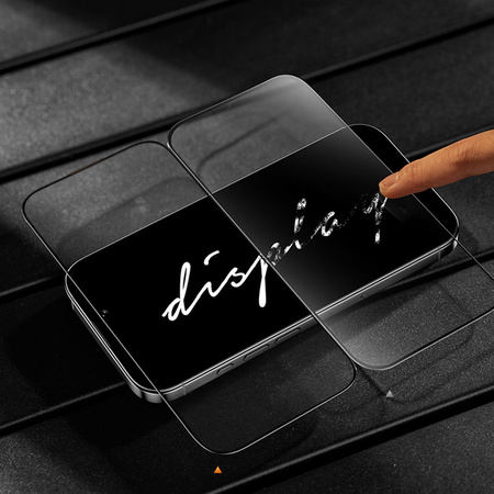 Benks Hartowane szkło Glass Warrior HD do iPhone 17 Pro czarne – wzmocniona powierzchnia, krystaliczny obraz