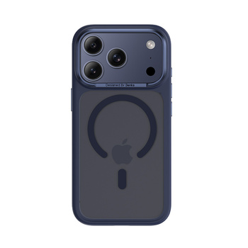Benks Etui Magnetic Mist Metal Frame (A070) do iPhone 17 Pro Max Niebieskie (Camera Control Button)