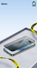 Benks Hartowane szkło Ultra Shield Privacy Glass (FK65) do Iphone 16 Pro czarne (Thin Edge)