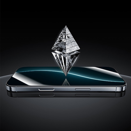 Benks Szkło Hartowane Glass Warrior Sapphire Coating do iPhone 18 Pro Max / 17 Pro Max Czarne