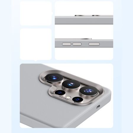 Benks Etui Magnetic Vita Pro Silicone do Samsung Galaxy S25 Ultra Szare