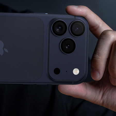 Benks Hartowane szkło Glass Warrior Lens Protector na aparat do Iphone 17 Pro/17 Pro Max (obiektyw 3 sztuki) niebieskie