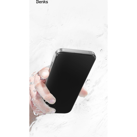 Benks Hartowane szkło Glass Warrior Screen Protector do Iphone 16 Pro czarne

