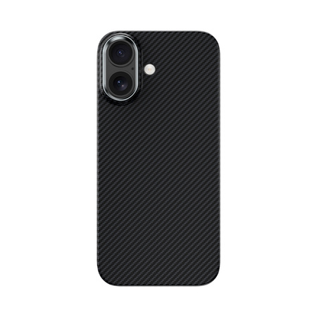 Benks Etui Magnetic Carbon Kevlar Armor Air Metal Frame 600D do iPhone 17 czarne – Lekkie Etui Carbon Kevlarowe z Ochroną i Stylowym Designem