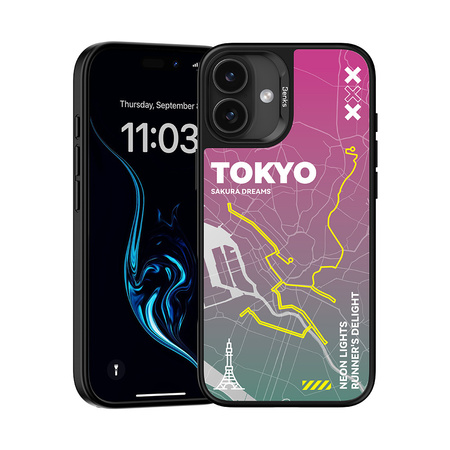 Benks Etui Dynamic City Tokyo do iPhone 16 Plus