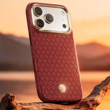 Benks Etui ArmorGrid Edge X9 Air Kevlar do iPhone 18 Pro Max / 17 Pro Max Czerwone