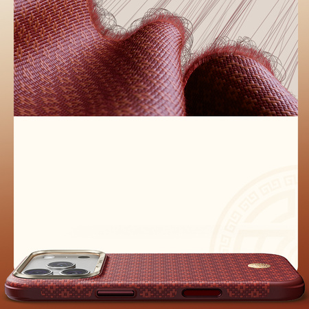 Benks Etui ArmorGrid Edge X9 Air Kevlar do iPhone 18 Pro / 17 Pro Czerwone