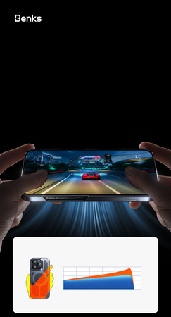 Benks Etui Magnetic Biliz Cooling z chłodzeniem MagSafe do iPhone 16 Pro Max plecki pokrowiec case obudowa
