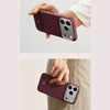 Benks Etui Magnetic Armor Air Armor Grid Kevlar Metal Frame 600D do iPhone 18 Pro Max / 17 Pro Max burgundowe – wytrzymałe etui z włóknem Kevlar® i pełną ochroną MagSafe