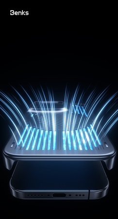 Benks Etui Magnetic Biliz Cooling z chłodzeniem MagSafe do iPhone 16 Pro Max plecki pokrowiec case obudowa