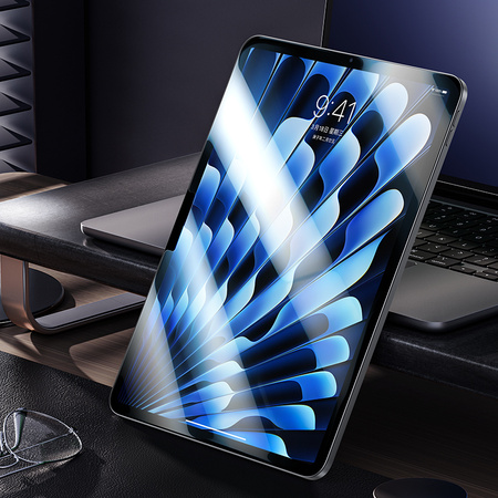 Benks Hartowane szkło Glass Warrior HD do iPad Air 11 2024 czarne – trwała ochrona wyświetlacza, krystaliczna jakość