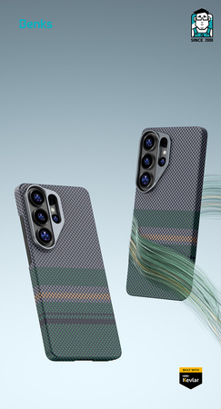 Benks Etui do Samsung Galaxy S26 Plus Carbon Kevlar Armor Air Aurora z MagSafe