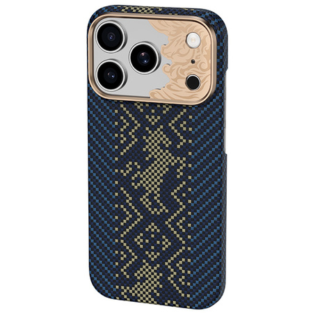 Benks Etui Magnetic Armor Air Knight Kevlar Metal Frame do iPhone 18 Pro Max / 17 Pro Max niebieskie – wytrzymałe etui z włóknem Kevlar® i pełną ochroną MagSafe
