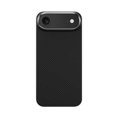 Benks Etui Magnetic Carbon Kevlar Armor Air Metal Frame 600D do iPhone 17 Air czarne – Smukłe Etui Carbon Kevlarowe z Ramką Metalową