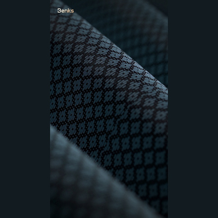 Benks Etui Magnetic Armor Air Armor Grid Kevlar Metal Frame 600D do iPhone 18 Pro / 17 Pro niebieskie – wytrzymałe etui z włóknem Kevlar® i pełną ochroną MagSafe