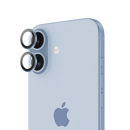 Benks Szkło Hartowane DR Sapphire Lens Protector na aparat do iPhone 17 (obiektyw 2 sztuki) jasnoniebieskie