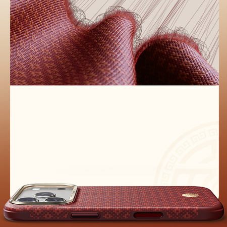 Benks Etui ArmorGrid Edge X9 Air Kevlar do iPhone 18 Pro Max / 17 Pro Max Czerwone