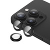Benks Hartowane szkło DR Sapphire Lens Protector na aparat do iPhone 15 Pro / 15 Pro Max (3 sztuki) czarne – szkło szafirowe premium, odporne na zarysowania