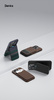 BENKS Portfel MagWallet ArmorGo Aurora Stand MagSafe na plecki telefonu 5 kart Carbon Kevlar